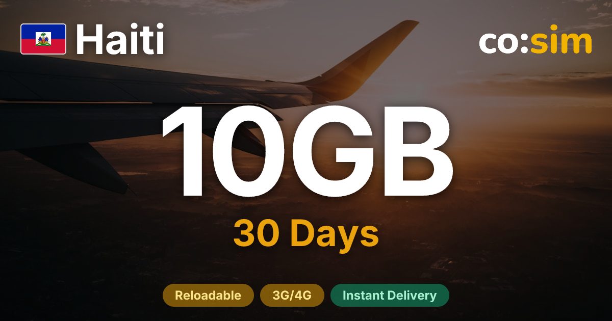 Haiti eSIM — 10GB