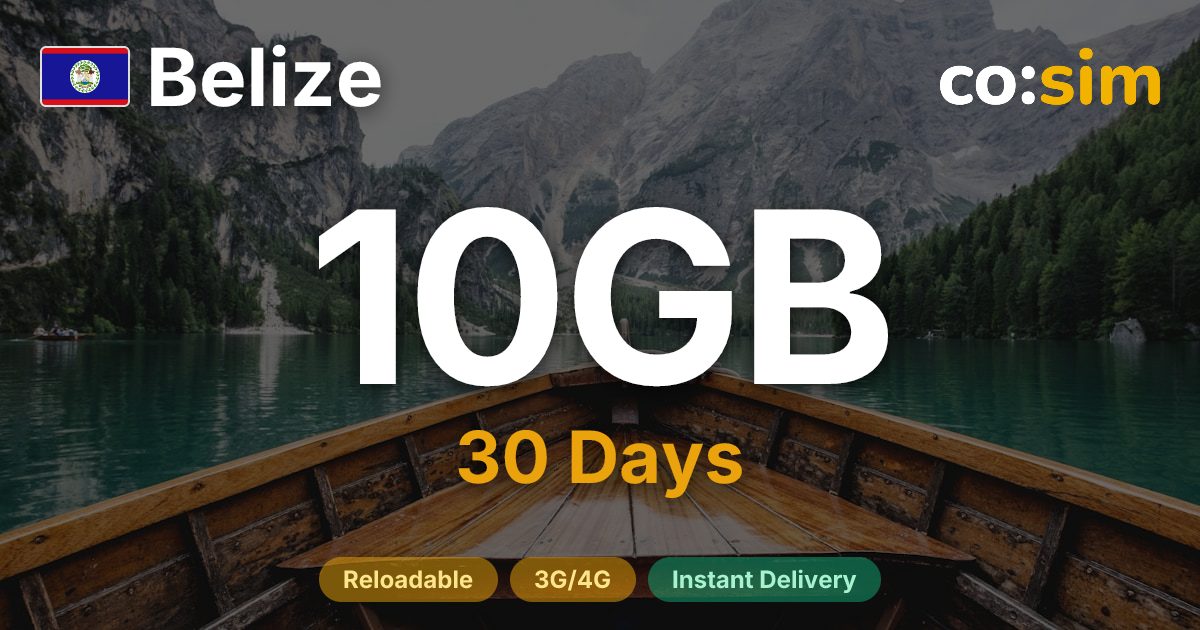 Belize eSIM — 10GB