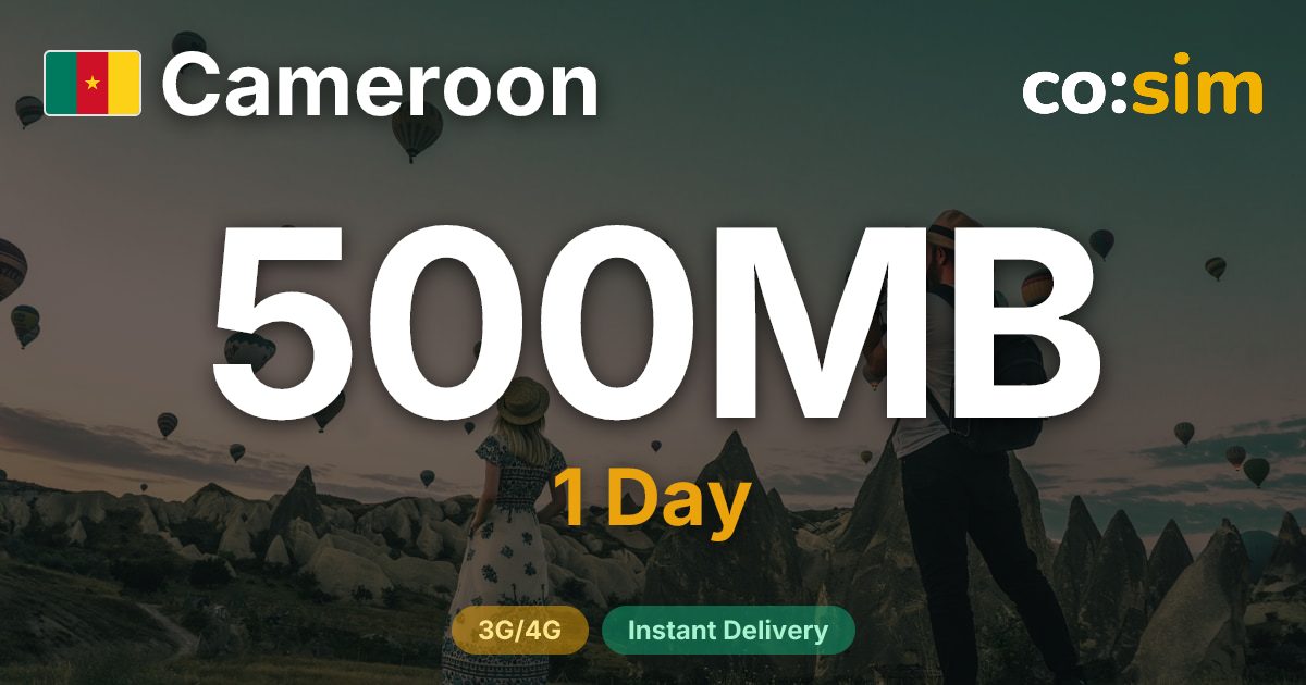 Cameroon eSIM — 500MB+∞