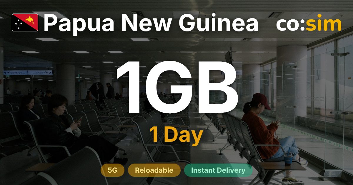 Papua New Guinea eSIM — 1GB+∞