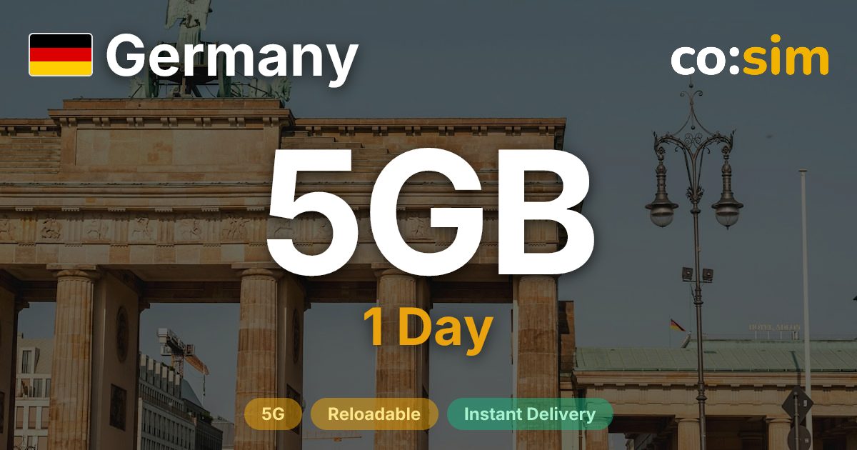 Alemania eSIM — 5GB+∞