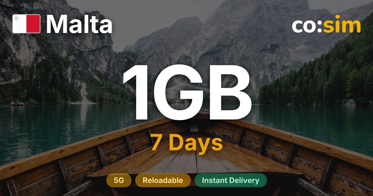 Malte eSIM — 1GB