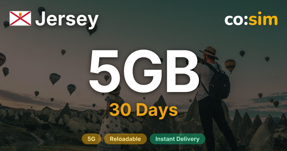 Jersey eSIM — 5GB