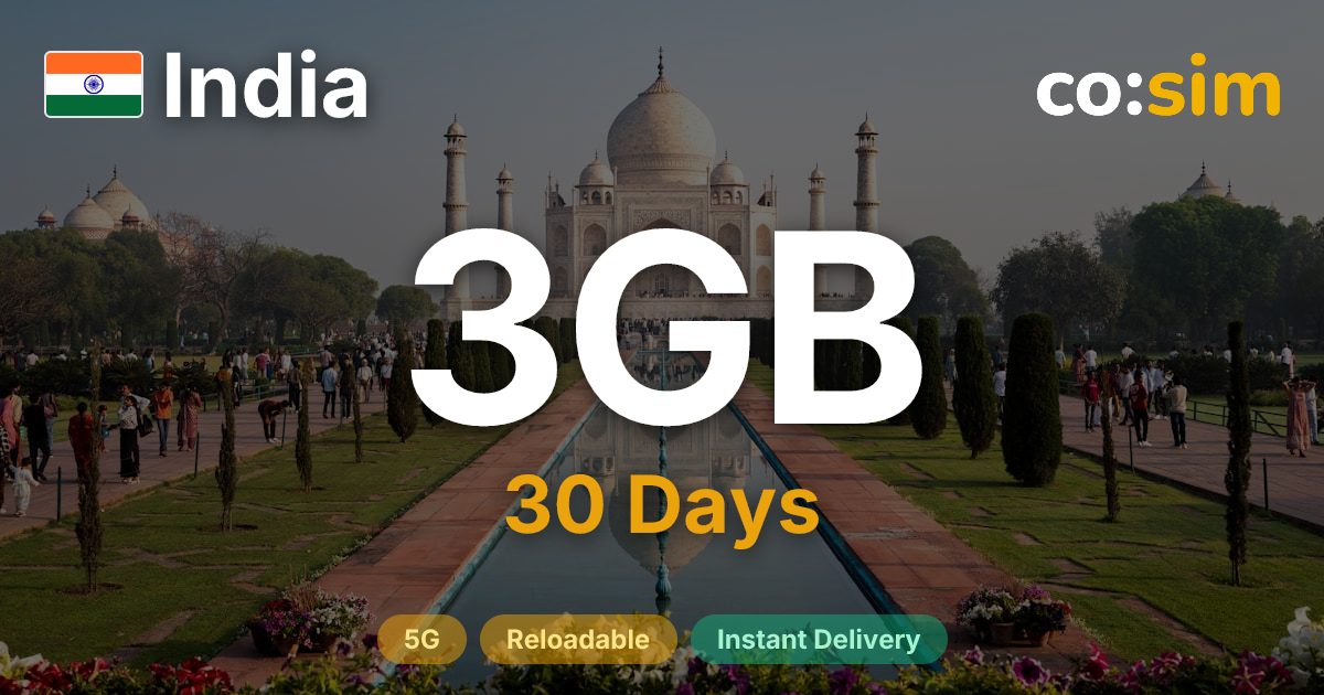 India eSIM — 3GB