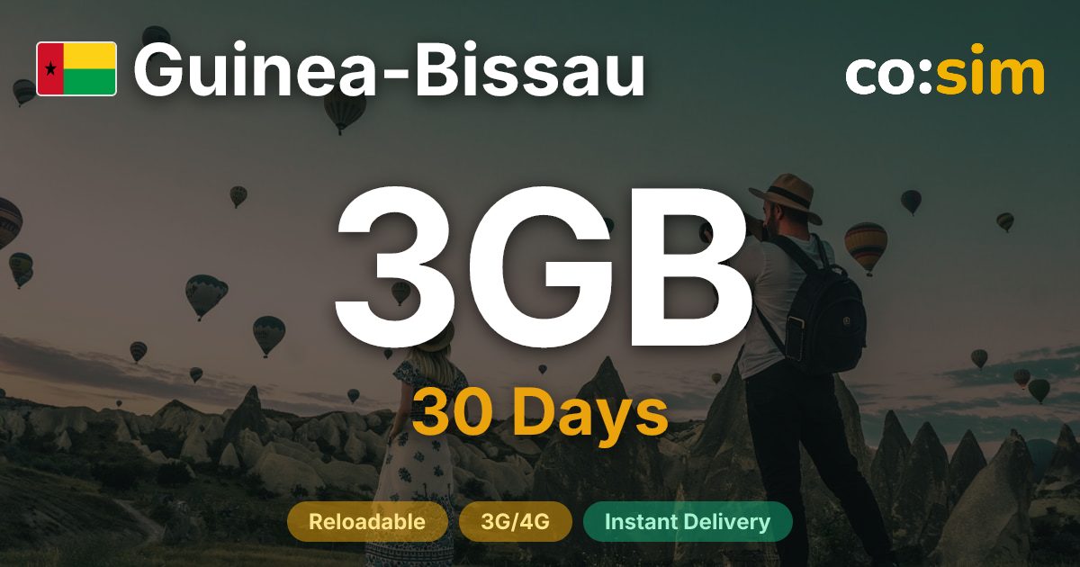 Guinea-Bissau eSIM — 3GB