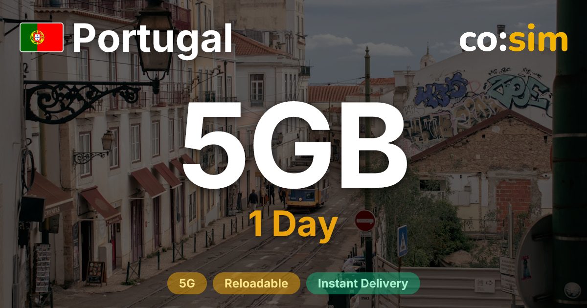 Portugal eSIM — 5GB+∞