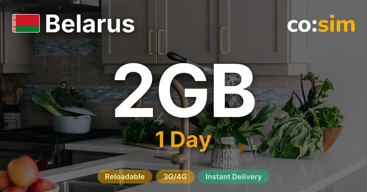 ベラルーシ eSIM — 2GB+∞