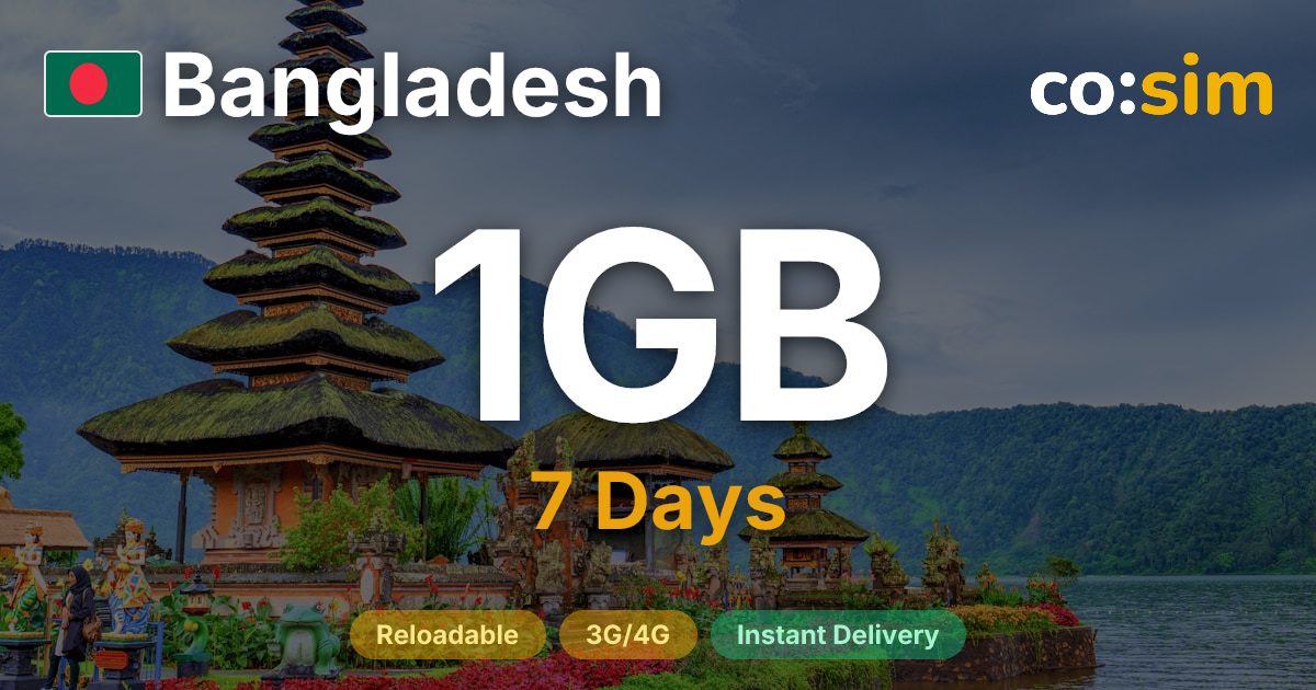 Bangladesh eSIM — 1GB