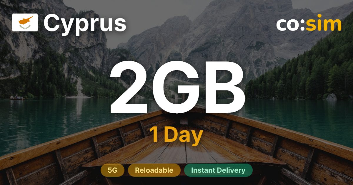 Cyprus eSIM — 2GB+∞