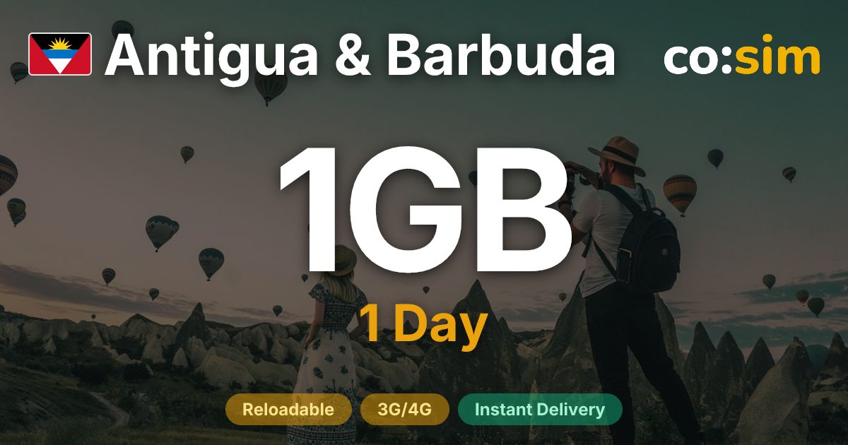 Antigua-et-Barbuda eSIM — 1GB+∞