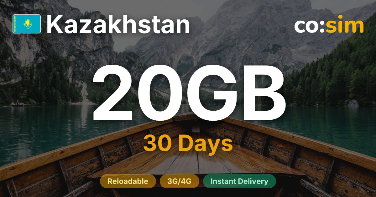 Kazakhstan eSIM — 20GB