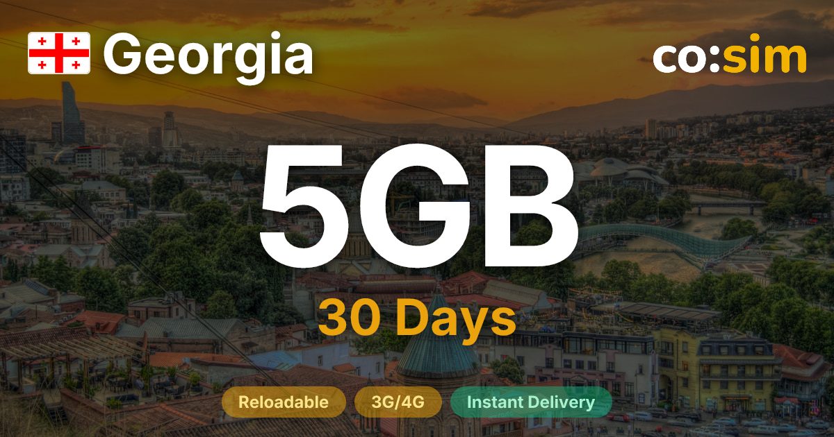 Georgia eSIM — 5GB