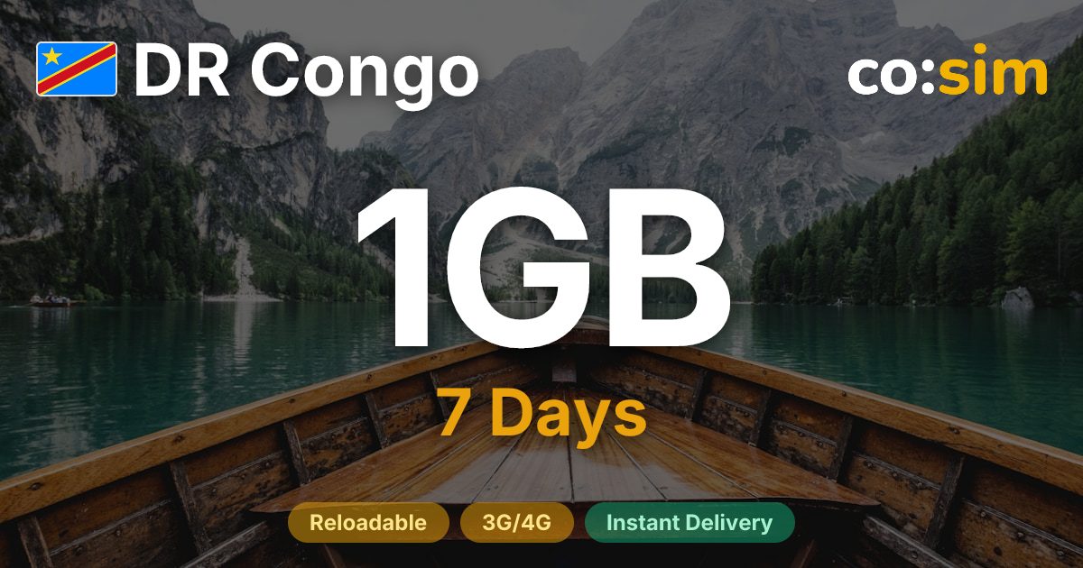 DR Congo eSIM — 1GB