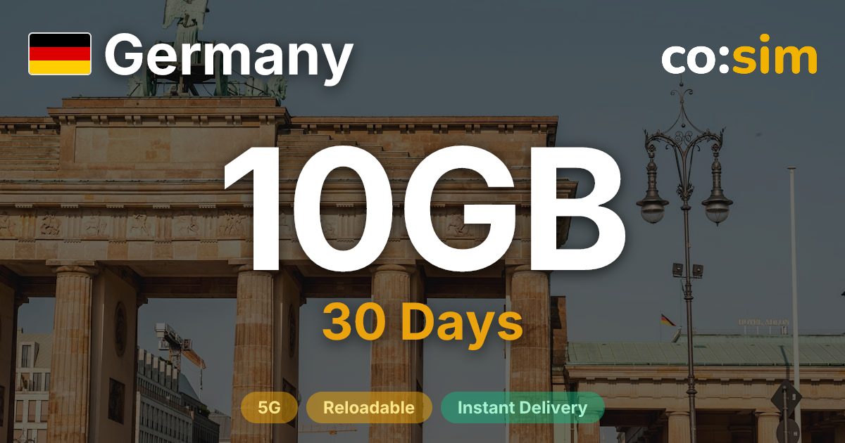 Germany eSIM — 10GB