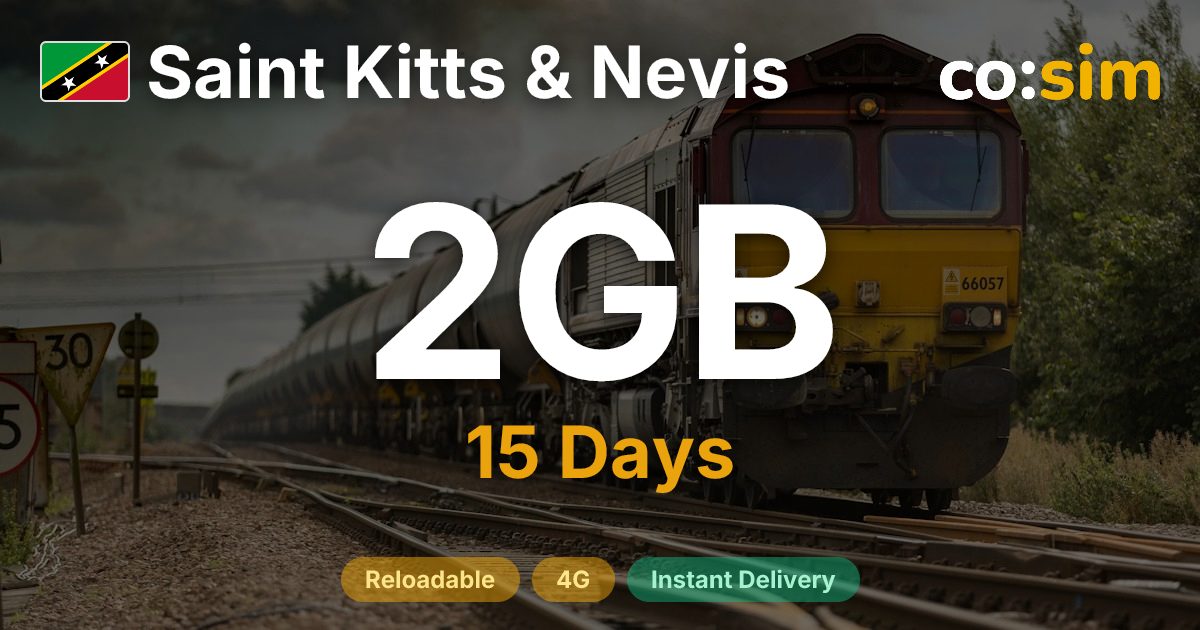 Saint Kitts & Nevis eSIM — 2GB