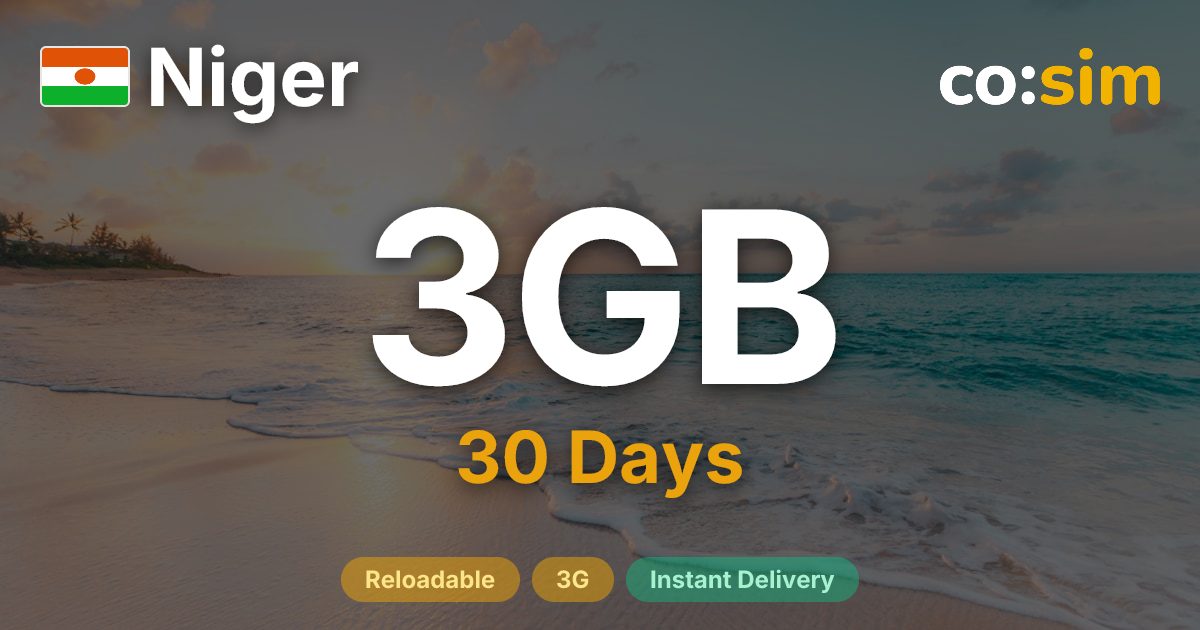 Niger eSIM — 3GB