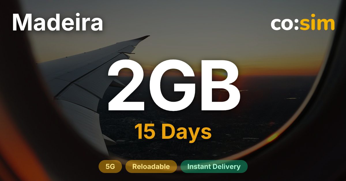 Madeira eSIM — 2GB