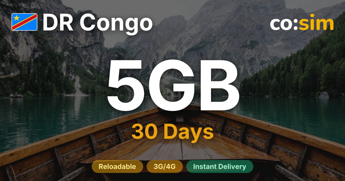RD Congo eSIM — 5GB