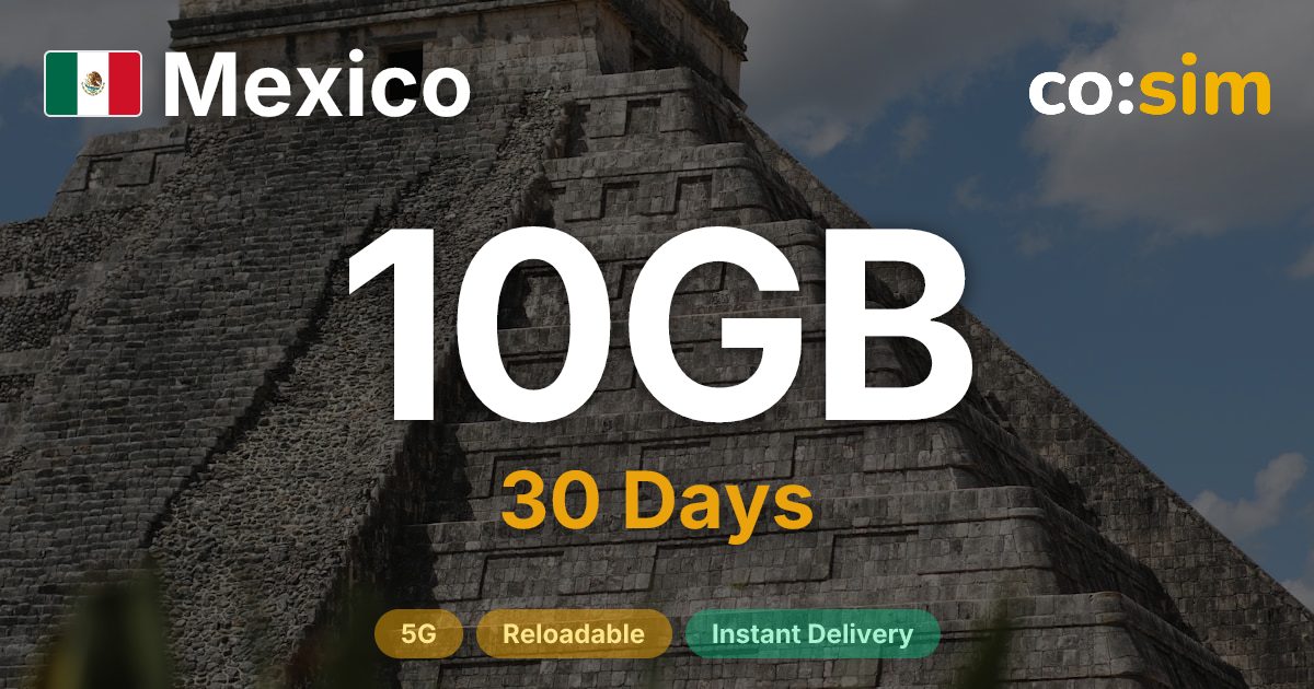 Mexico eSIM — 10GB