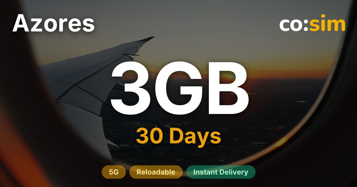 Azores eSIM — 3GB