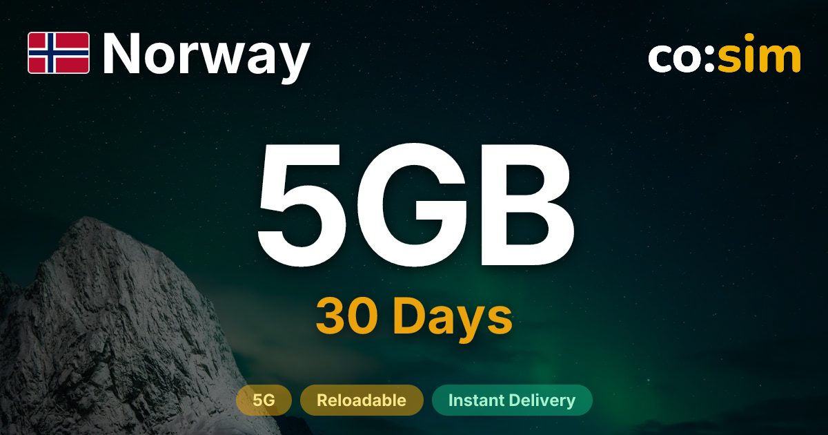 Norway eSIM — 5GB