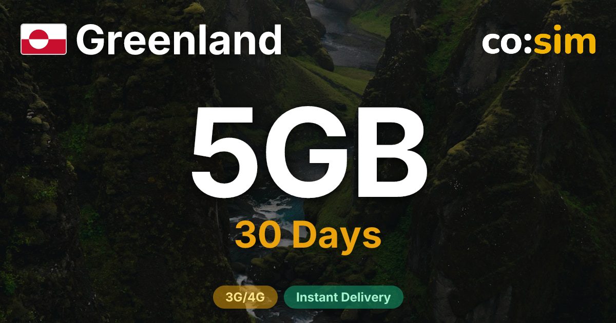 Greenland eSIM — 5GB