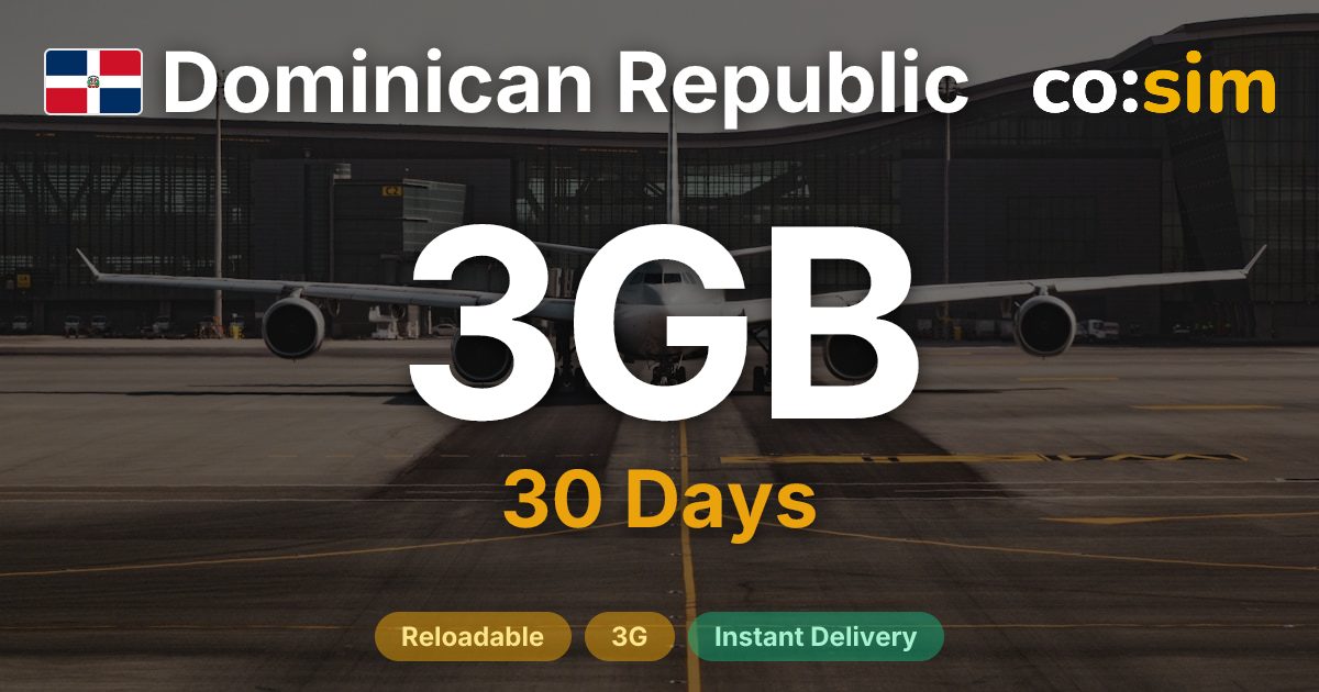 Dominican Republic eSIM — 3GB