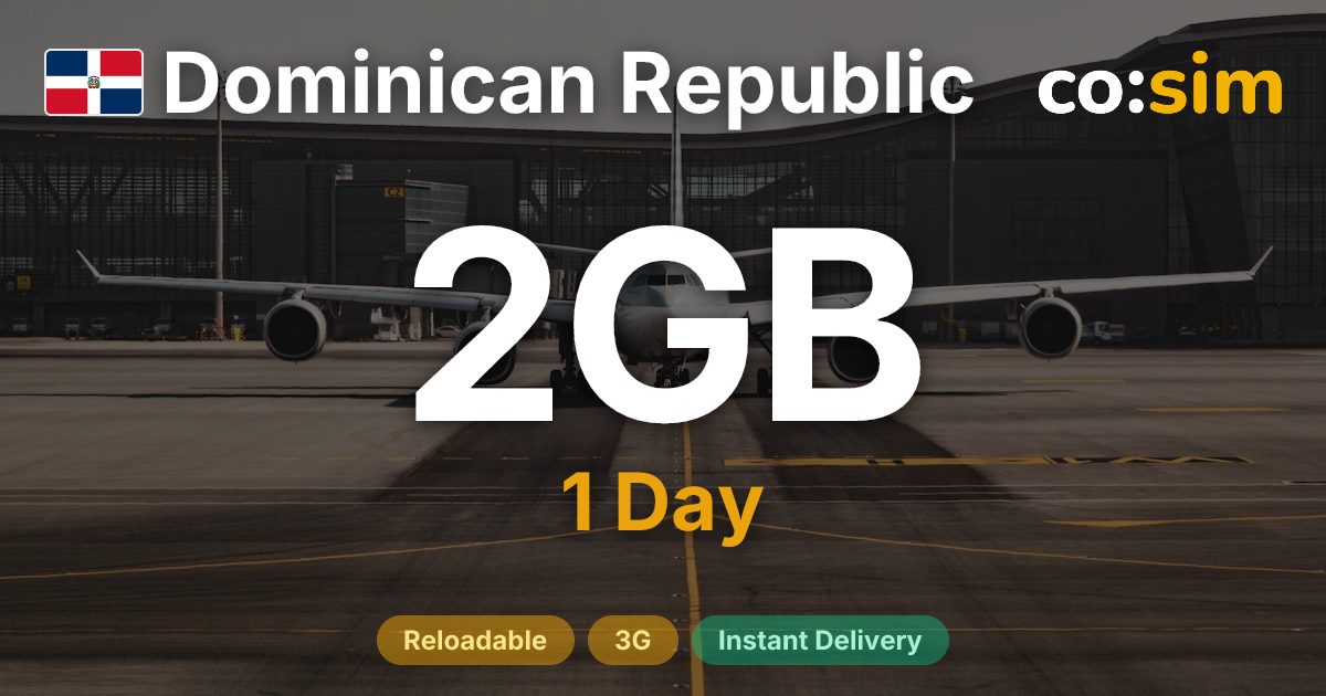 République dominicaine eSIM — 2GB+∞
