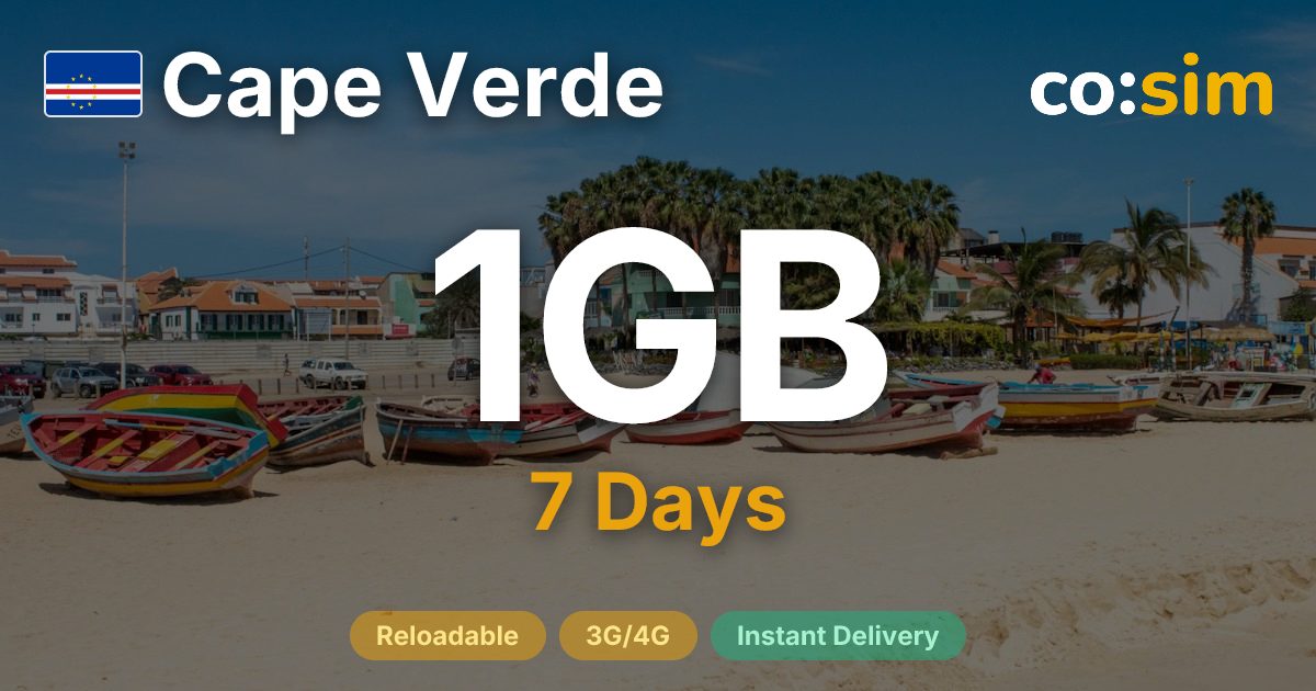 Cap-Vert eSIM — 1GB