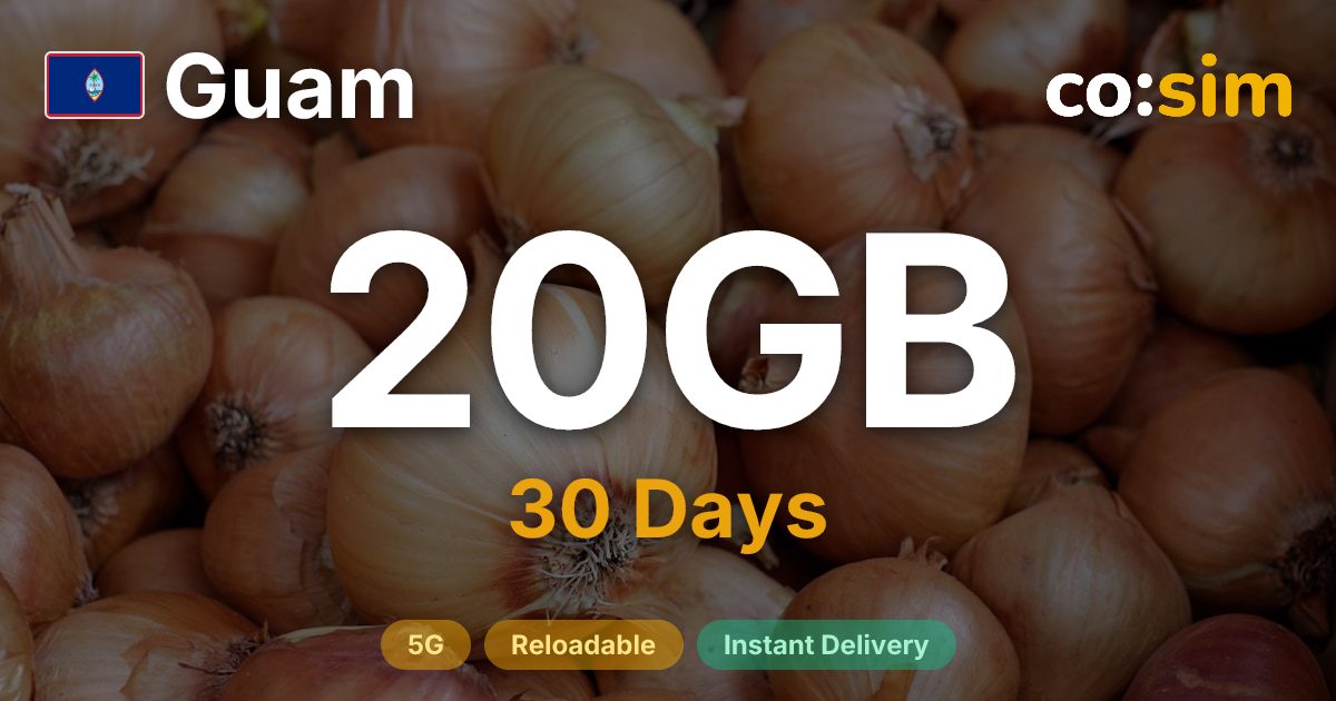 Guam eSIM — 20GB