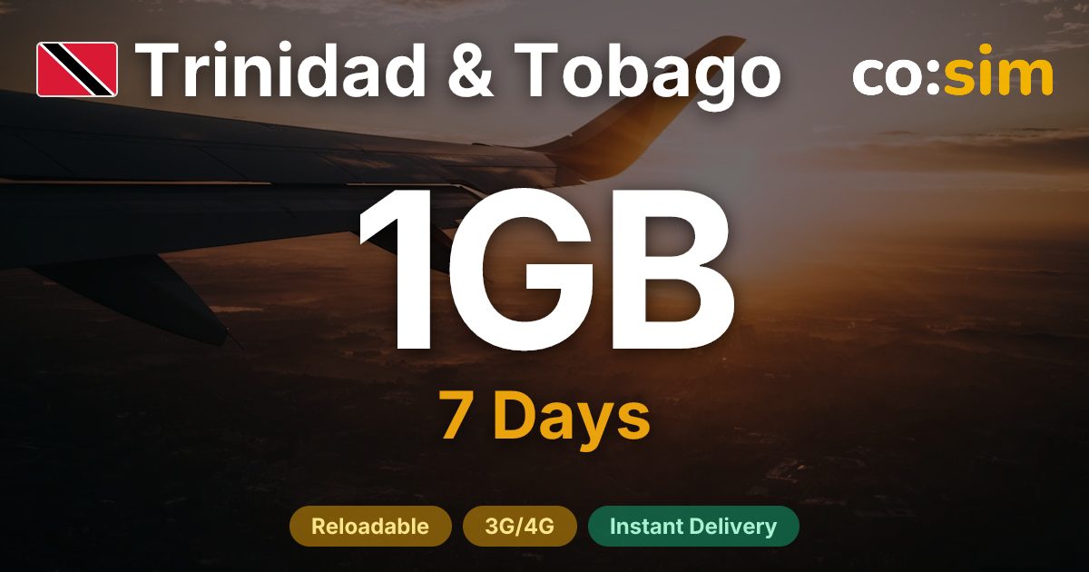 Trinidad & Tobago eSIM — 1GB