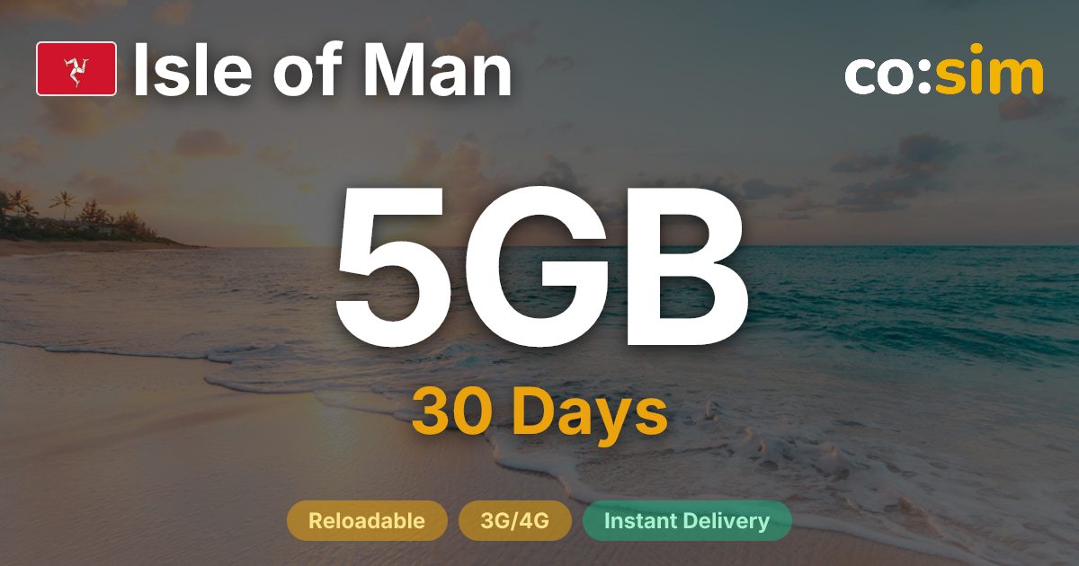 Isle of Man eSIM — 5GB