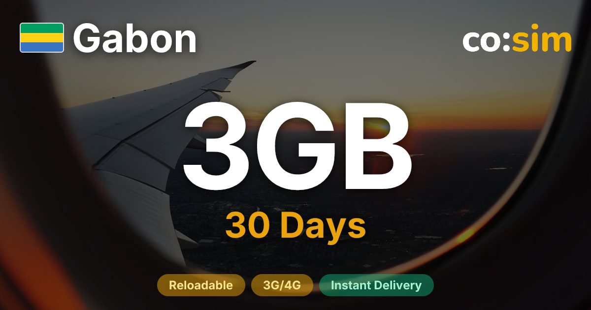 Gabon eSIM — 3GB