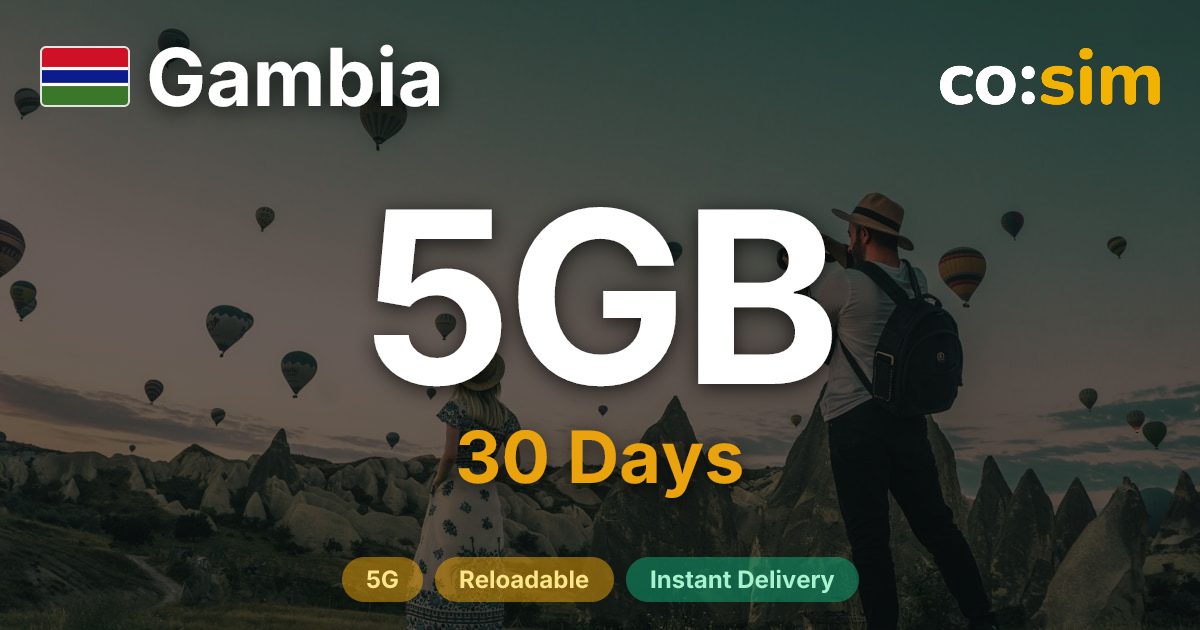 Gambia eSIM — 5GB