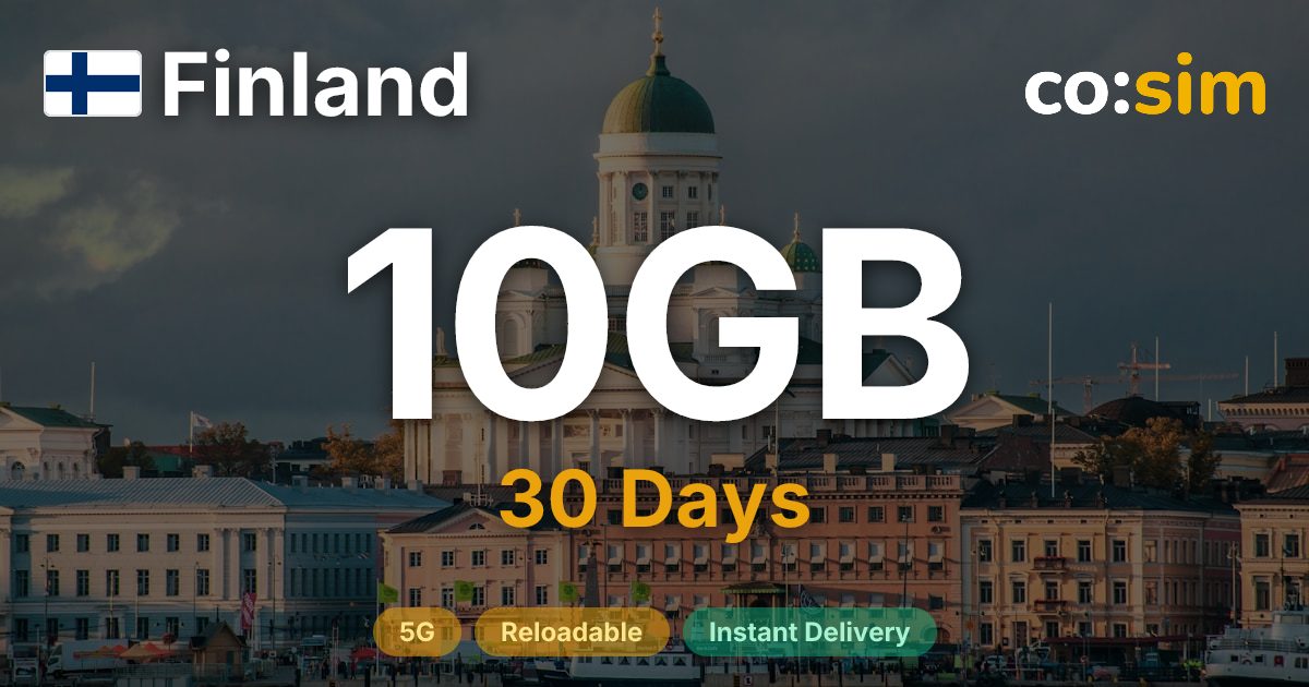 Finland eSIM — 10GB