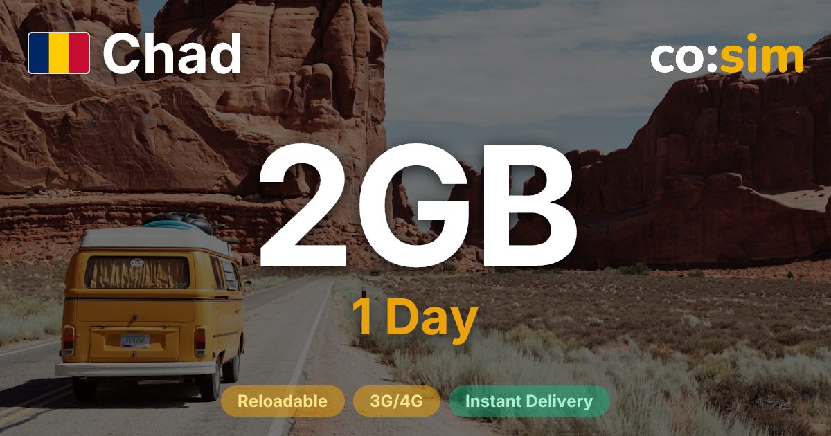 Chad eSIM — 2GB+∞