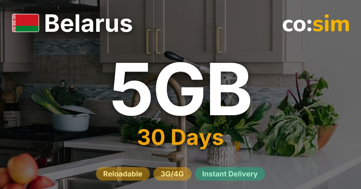 Belarus eSIM — 5GB