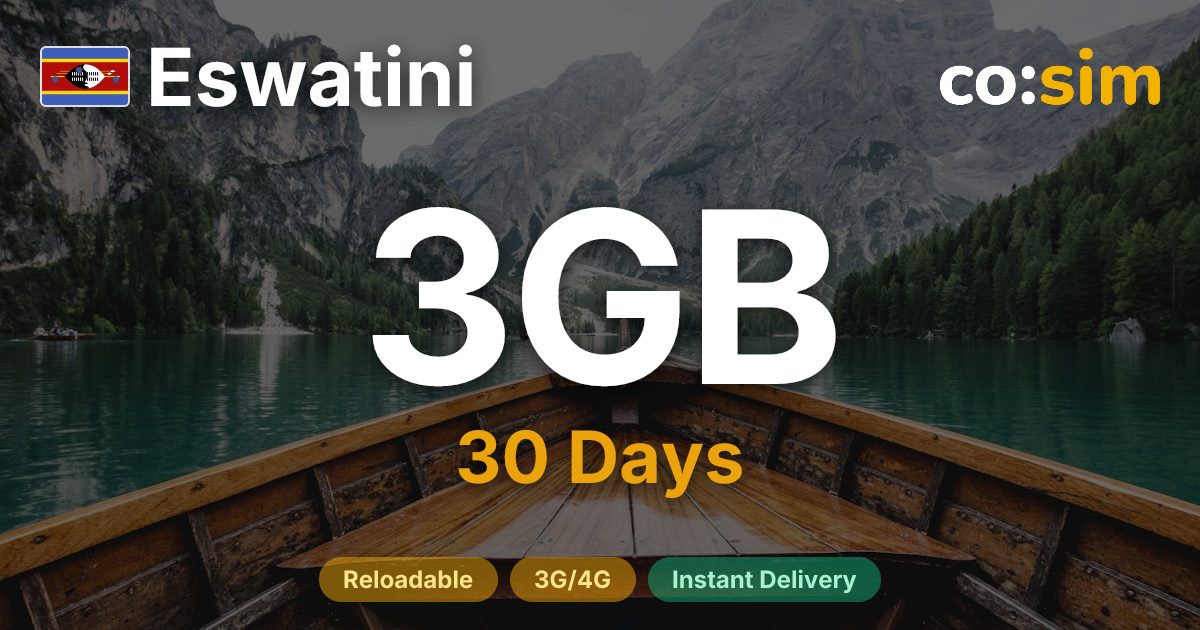 Eswatini eSIM — 3GB
