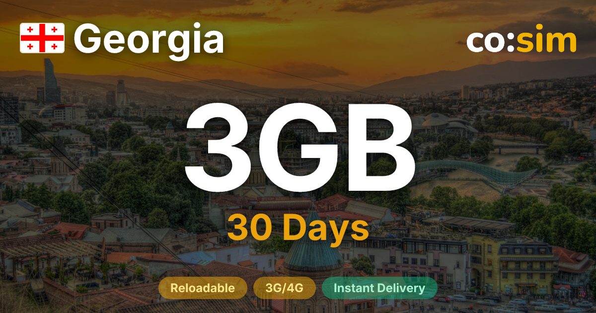 Georgia eSIM — 3GB