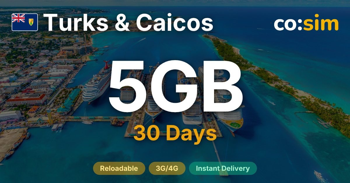 Turks & Caicos eSIM — 5GB