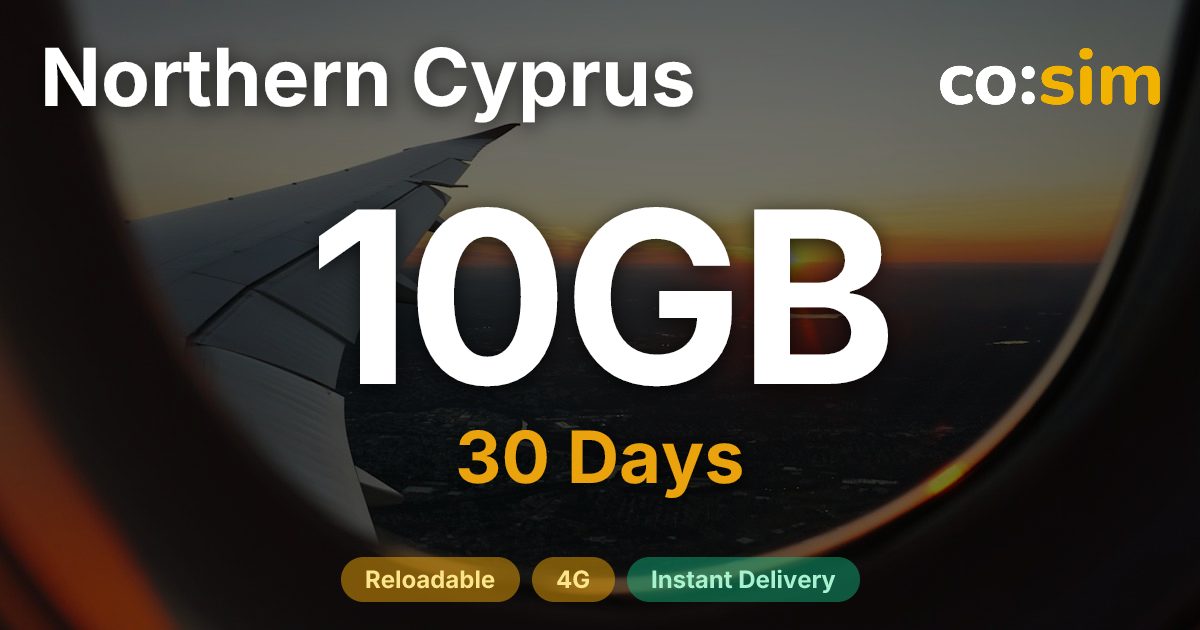 Northern Cyprus eSIM — 10GB
