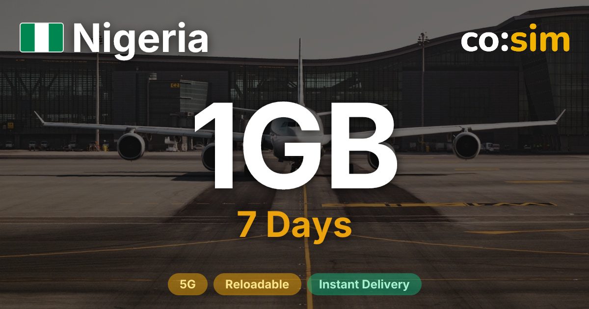 Nigeria eSIM — 1GB