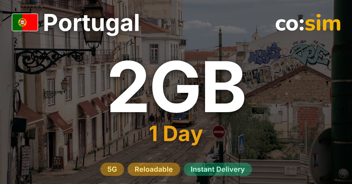 Portugal eSIM — 2GB+∞