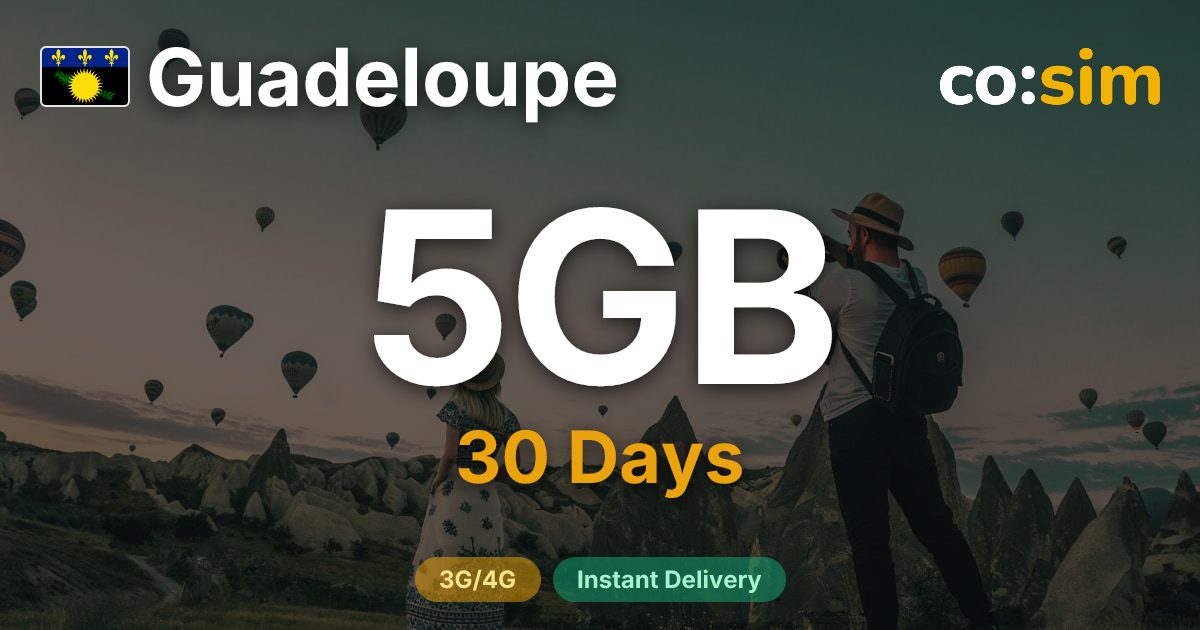 Guadeloupe eSIM — 5GB