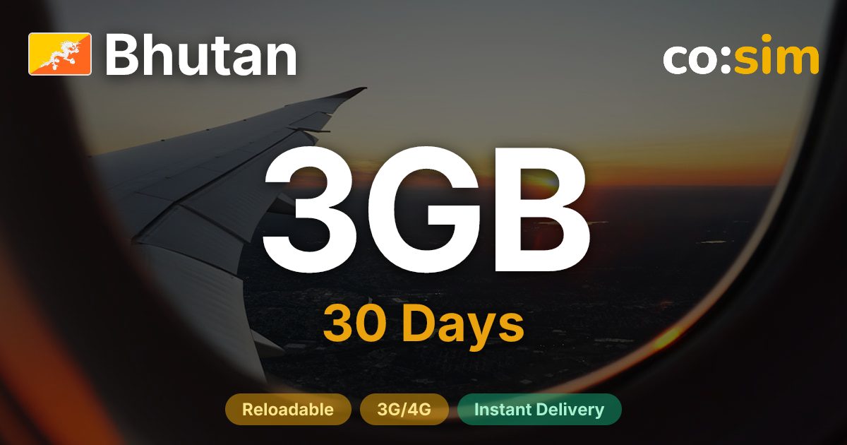 Bhutan eSIM — 3GB