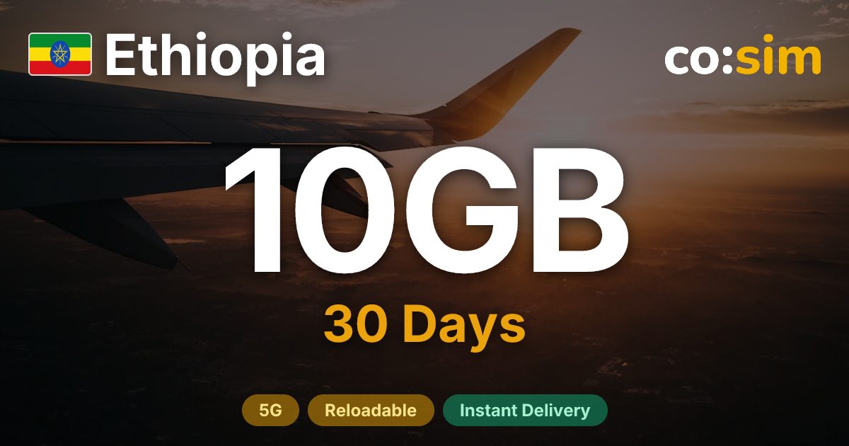 Ethiopia eSIM — 10GB