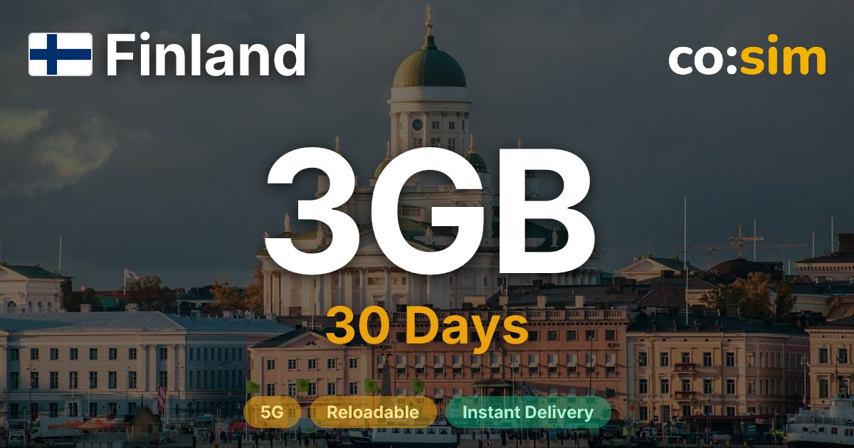 Finland eSIM — 3GB