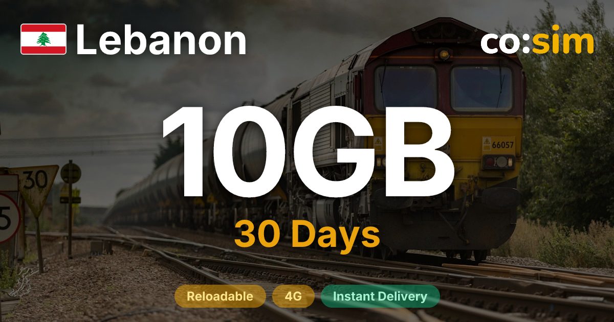 Lebanon eSIM — 10GB