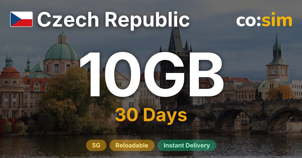 Czechia eSIM — 10GB