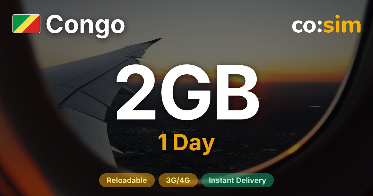 Congo eSIM — 2GB+∞